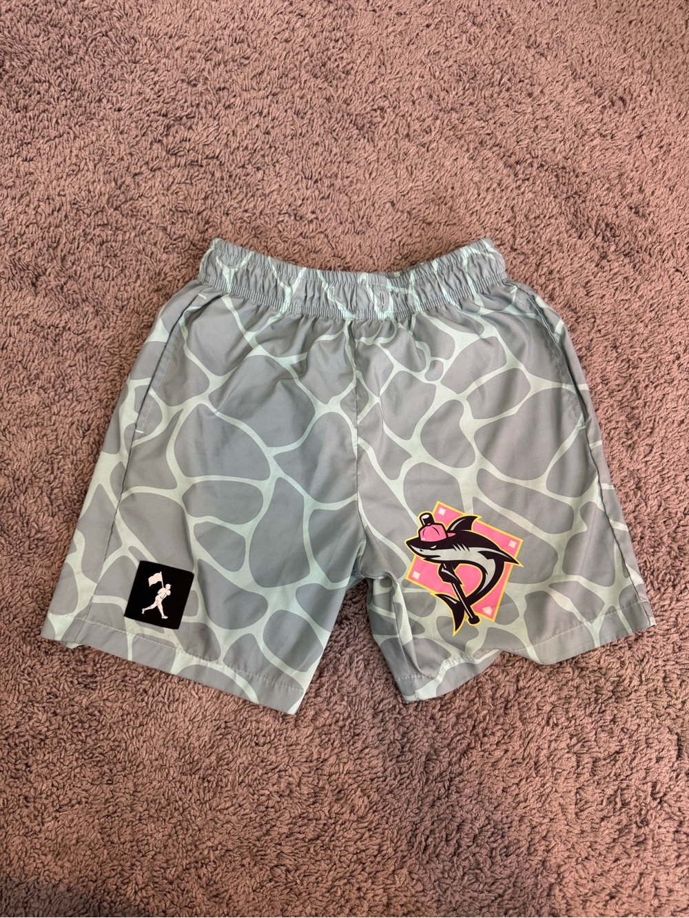 Kids Baseballism hybrid swim/play shorts size YXL